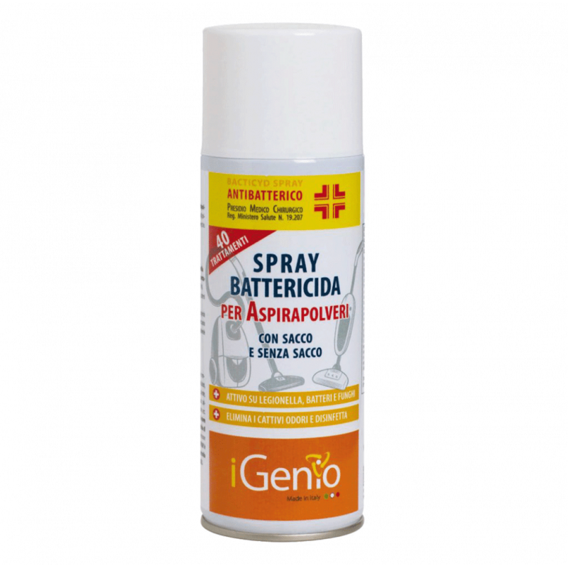 I-GENIO 919 SPRAY BATTERICIDA PER ASPIRAPOLVERE